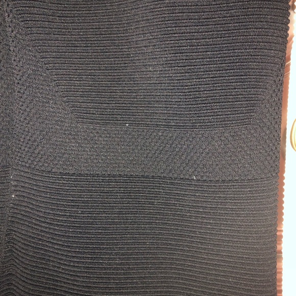 XS BLACK RIBBED STRETCH MICHAEL KORS DRESS - Picture 5 of 7